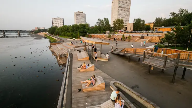 Ярыгинскую набережную в Красноярске планируют благоустроить к 400-летию города