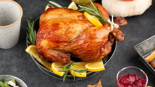 мясо индейка еда запеченная
