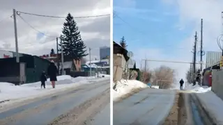 «Дорога смерти» в Новосибирске: власти обещают отремонтировать «несуществующий» тротуар только в 2025 году