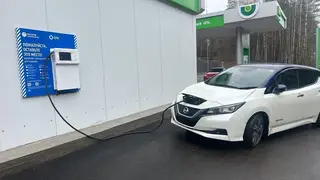 В Дивногорске открыли первую станцию зарядки электрокаров