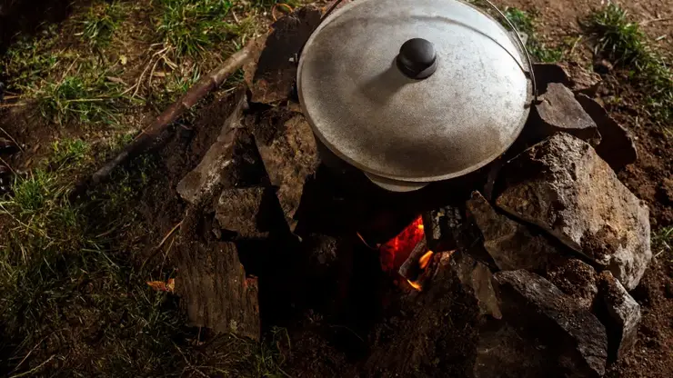 полевая кухня каша