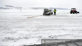 В Красноярском крае закрылась ледовая переправа В Красноярском крае закрылась ледовая переправа