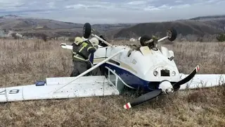 Легкомоторный самолёт аварийно сел в Забайкалье из‑за отказа двигателя