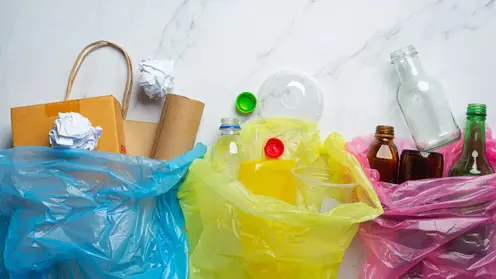 garbage-sorted-into-garbage-bags