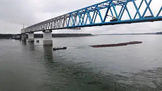 В Красноярском крае возвели последнюю опору самого северного моста В Красноярском крае возвели последнюю опору самого северного моста