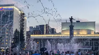 Последнее светомузыкальное шоу фонтанов пройдёт в Красноярске 30 сентября
