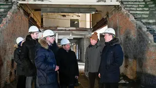 В Красноярске проинспектировали ход реконструкции цирка