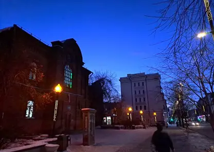 погода центр проспект Мира город люди зима