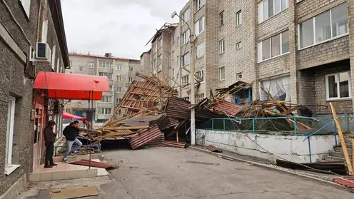 павильон завал ураган