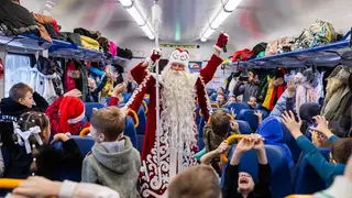 Школьники Красноярска и Дивногорска совершили путешествие на «Сказочном экспрессе» КрасЖД Школьники Красноярска и Дивногорска совершили путешествие на «Сказочном экспрессе» КрасЖД