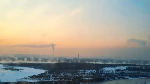 погода небо вид река