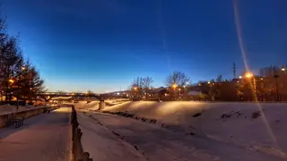 Красноярцев ждет морозный понедельник Красноярцев ждет морозный понедельник