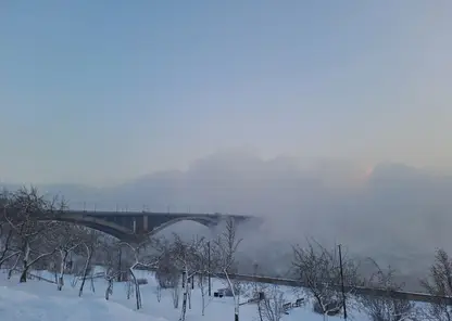 Мороз погода зима снег мост