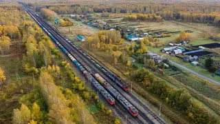 Погрузка на железной дороге в Красноярском крае выросла на 4,8% в январе– сентябре Погрузка на железной дороге в Красноярском крае выросла на 4,8% в январе– сентябре