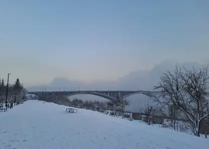 погода мороз зима мост снег