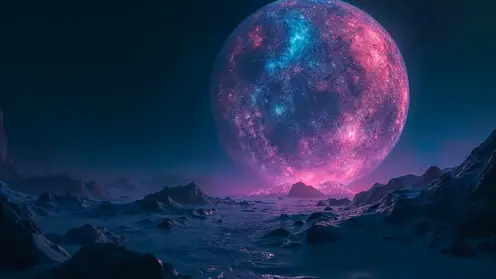 луна небо космос астрономия