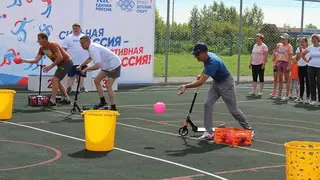 В Ачинском районе появилась новая спортивная площадка В Ачинском районе появилась новая спортивная площадка