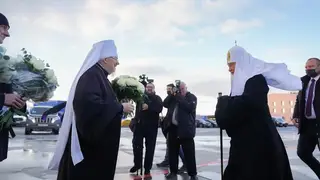 Патриарх Кирилл прилетел на север Красноярского края Патриарх Кирилл прилетел на север Красноярского края