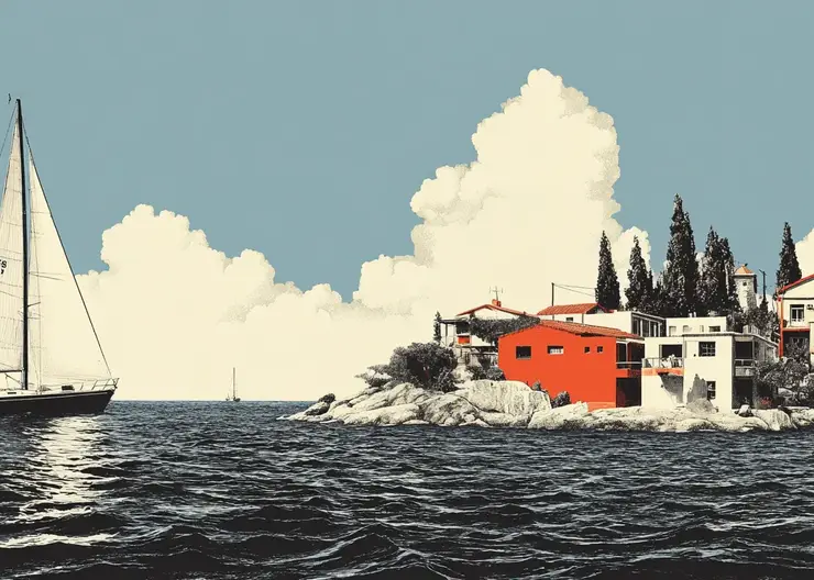 elbyko_sailing_yacht_on_the_horizon_a_coast_with_a_small_town_603e0467