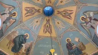 В Красноярске на Стрелке началось строительство храма Иоакима и Анны