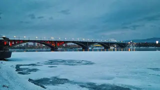 Зима не уходит. В Красноярске продолжают стоять морозы