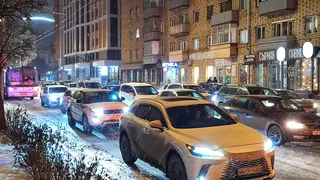 «Ад продолжается». Красноярск сковали восьмибалльные вечерние пробки «Ад продолжается». Красноярск сковали восьмибалльные вечерние пробки