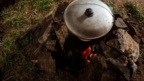 полевая кухня каша