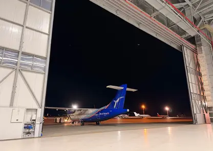 Пресс-служба аэропорта Красноярск_ангар