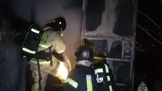 Мужчина погиб при пожаре в хозяйственной постройке в Ачинске