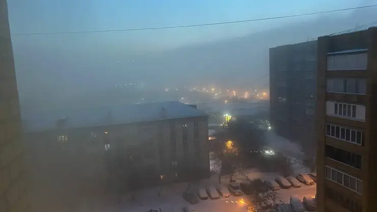 дымка загрязнение нму