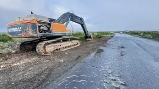 Трассу на подъезде к аэропорту Алыкель начали ремонтировать на севере Красноярского края