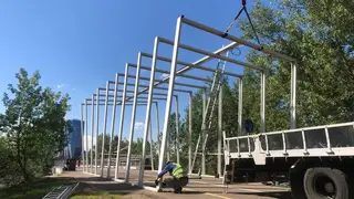 В Красноярске по просьбам горожан решили убрать арку у Виноградовского моста
