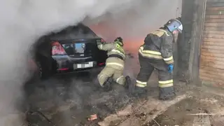 Более 200 детей эвакуировали из-за пожара на территории школы в Козульке