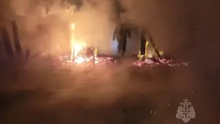 Ночной пожар в Назарове унес жизни двух человек Ночной пожар в Назарове унес жизни двух человек
