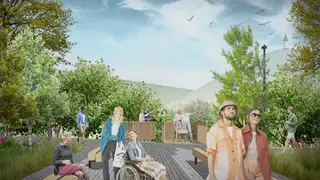 В Железнодорожном районе Красноярска благоустроят набережную Качи