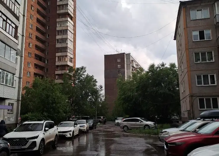 пасмурно дождь дом