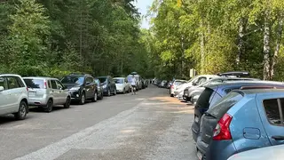 Красноярских автомобилистов просят не блокировать въезд на «Столбы» Красноярских автомобилистов просят не блокировать въезд на «Столбы»