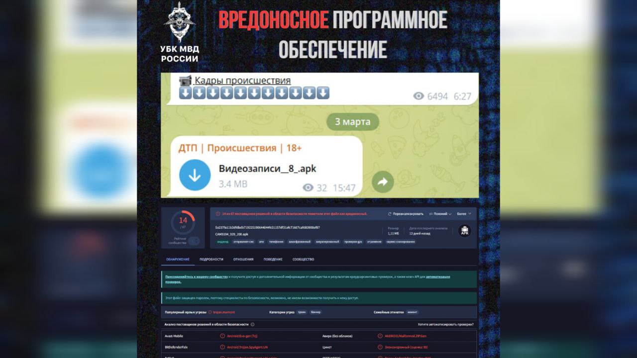 Фото: Официальный Telegram-канал УБК МВД России