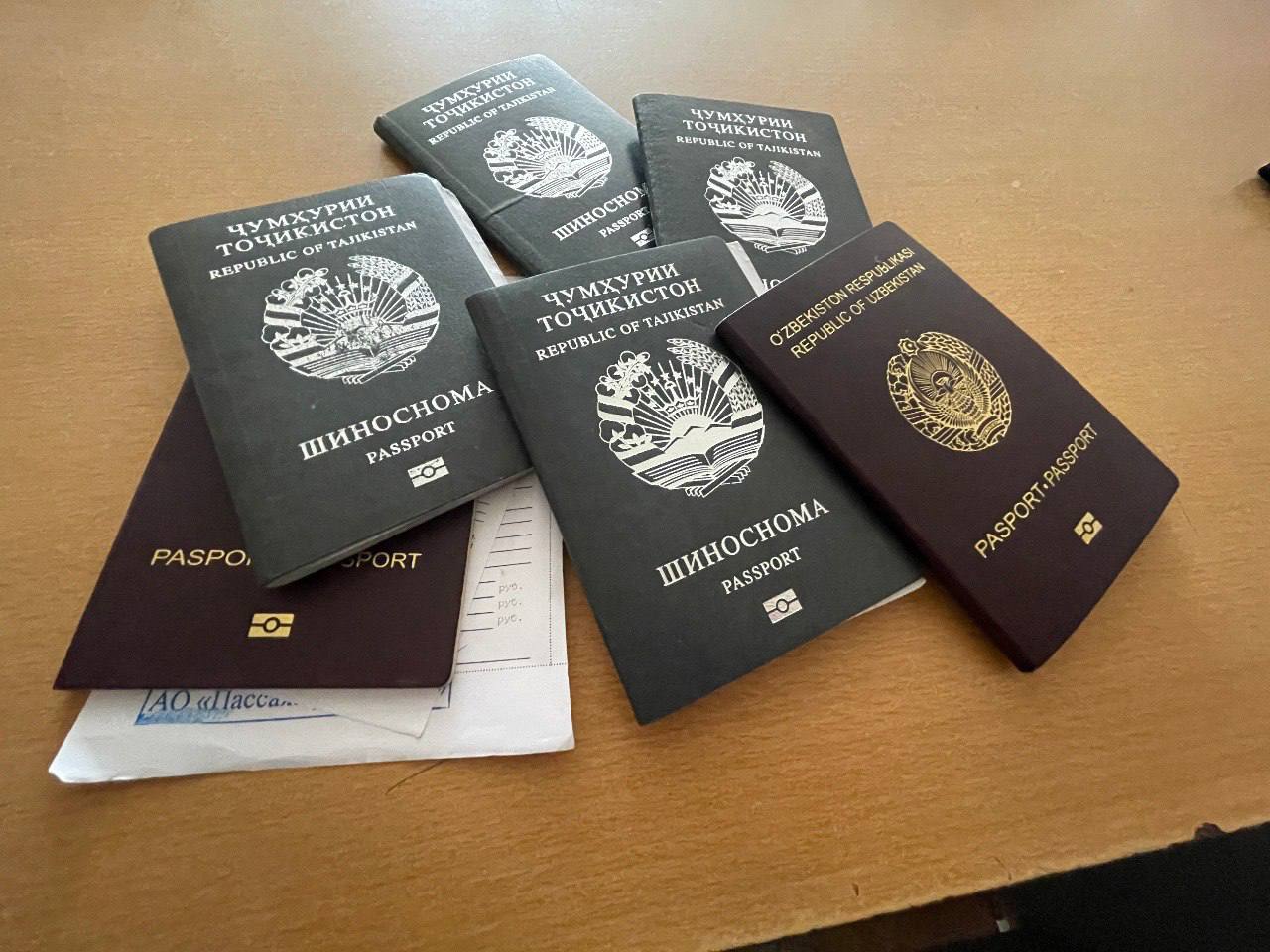 Паспорта мигрантов. МВД по Красноярскому краю