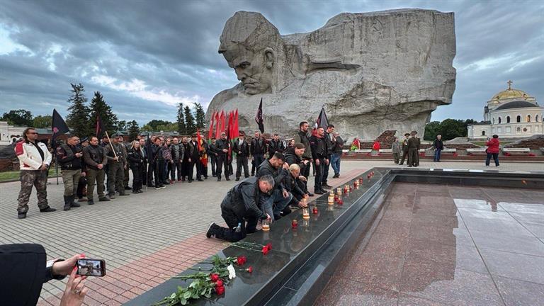 Фото: телеграм-канал мотоклуб «Ночные волки» / t.me/NW_1423
