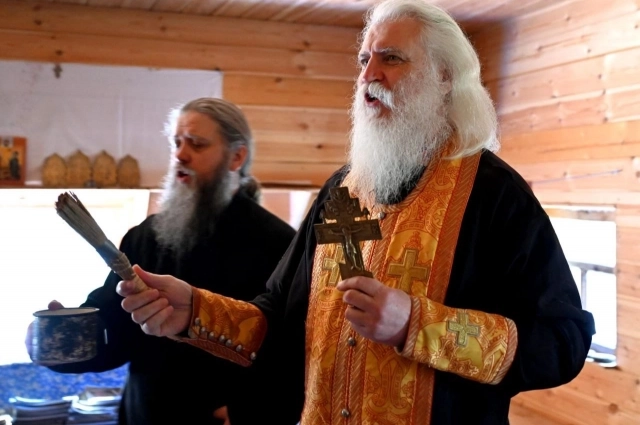 Вместе с Агафьей священники спели молебны. Фото: Из личного архивa/ Игорь Мыльников