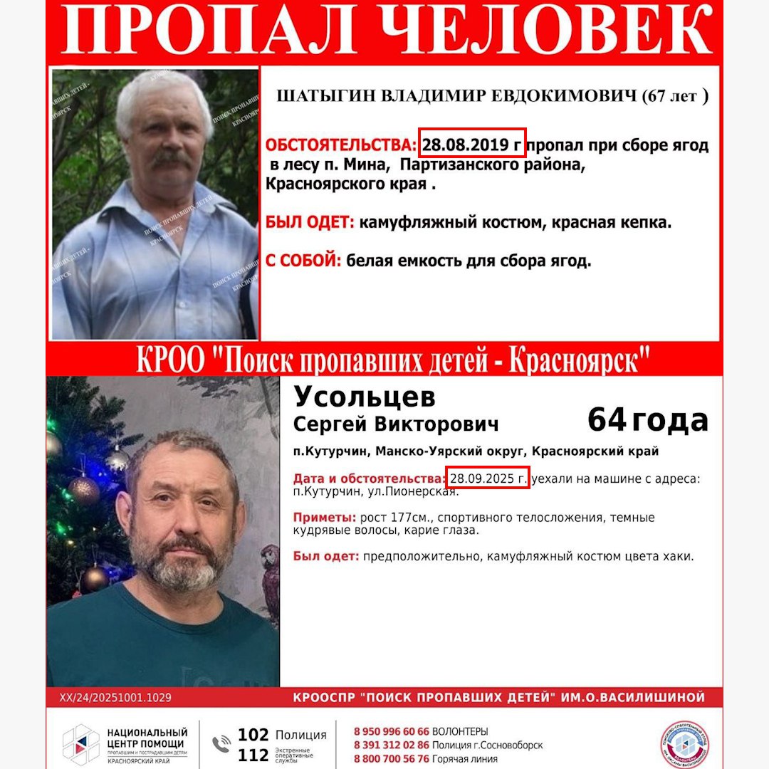 Фото: Поиск пропавших детей 