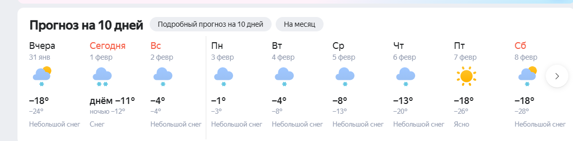Фото: скриншот Яндекс Погода. Омск
